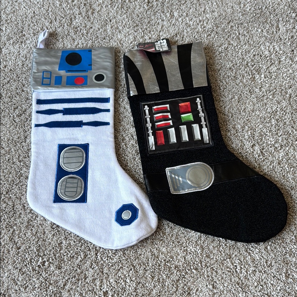 Star Wars Black and White Christmas Stockings